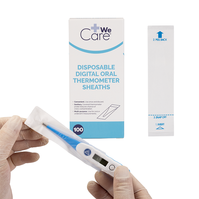 Disposable Safe Hygienic Oral Thermometer Cover Sleeve for Home