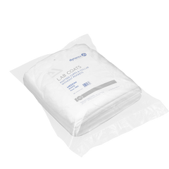 dynarex disposable lab coats without pockets