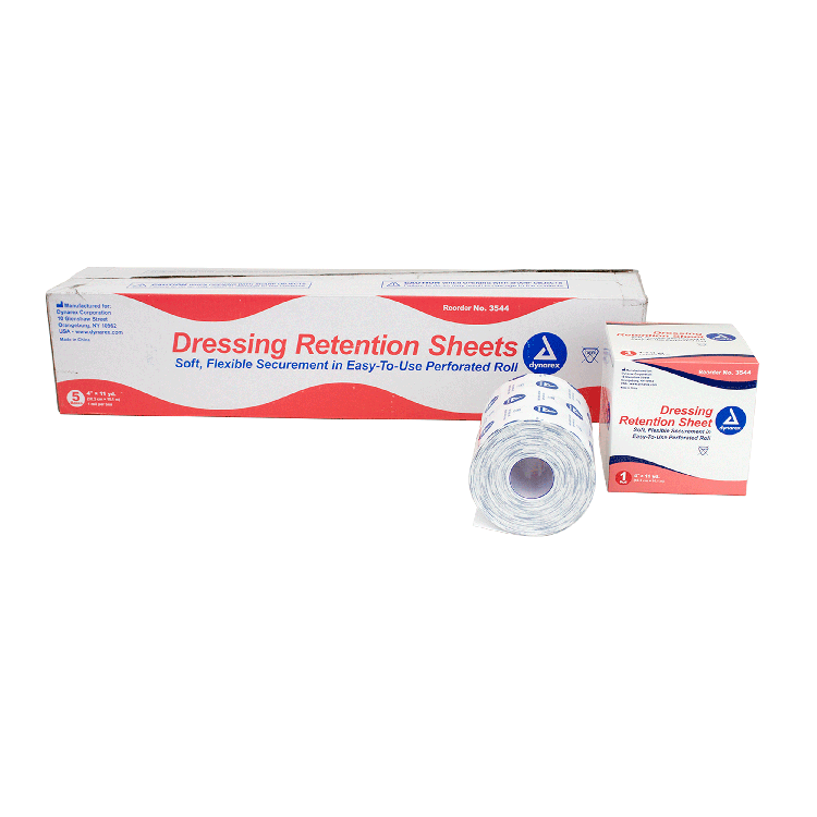 dynarex dressing retention sheet