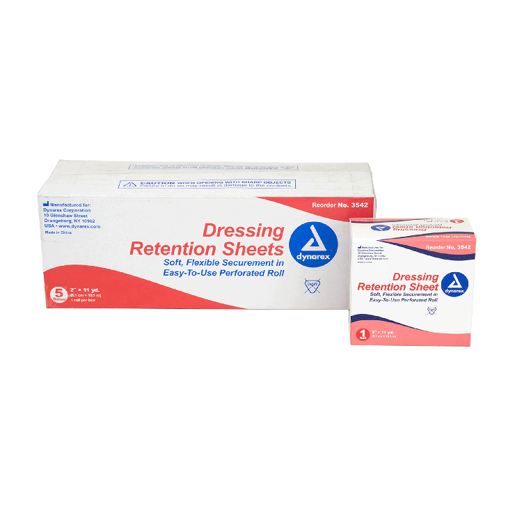 dynarex dressing retention sheet