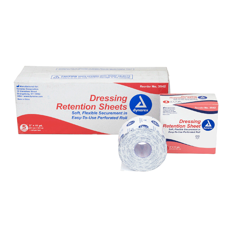 dynarex dressing retention sheet