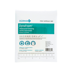 dynarex dynafoam waterproof bordered foam dressing