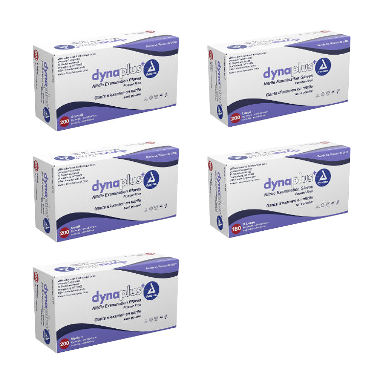dynarex dynaplus nitrile exam gloves powder free
