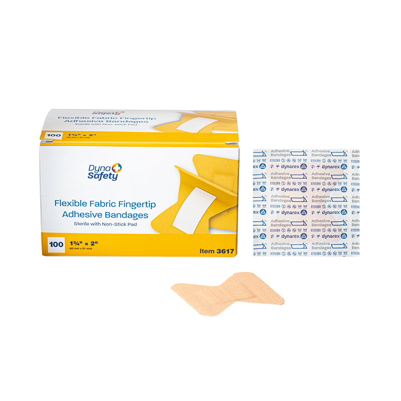 dynarex dynasafety adhesive fabric bandages