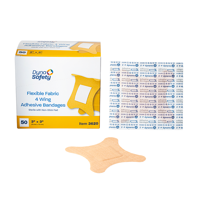 dynarex dynasafety adhesive fabric bandages