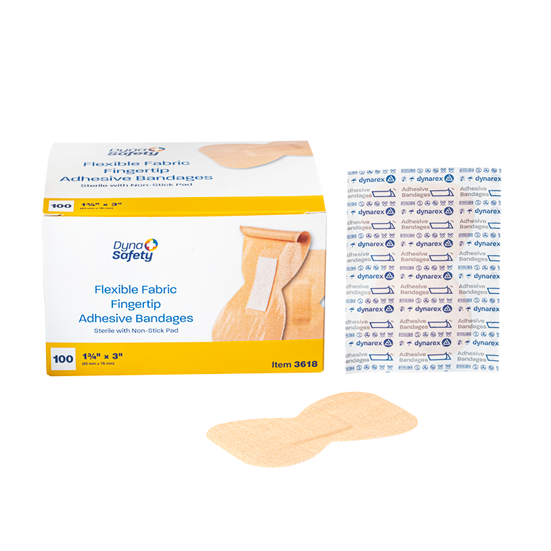 dynarex dynasafety adhesive fabric bandages