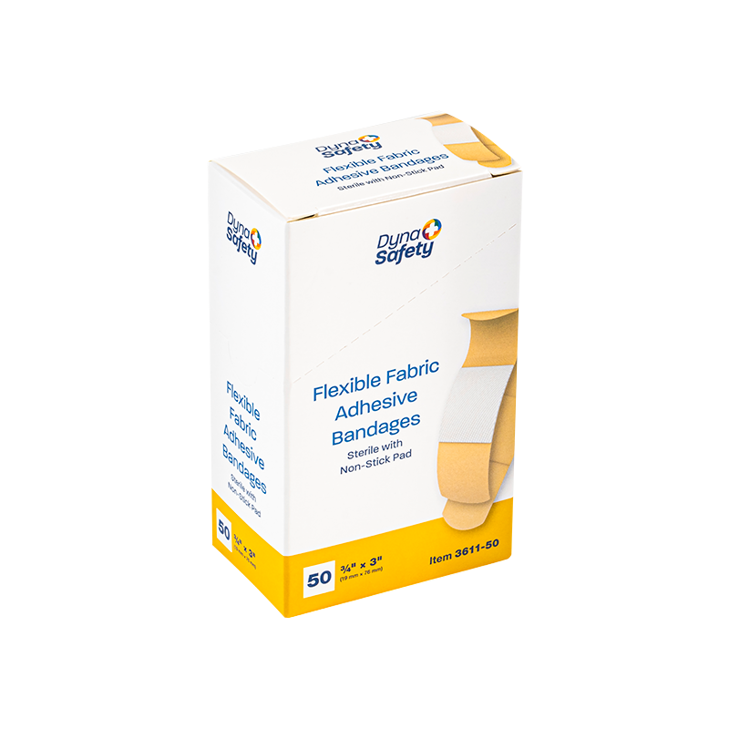 dynarex dynasafety adhesive fabric bandages