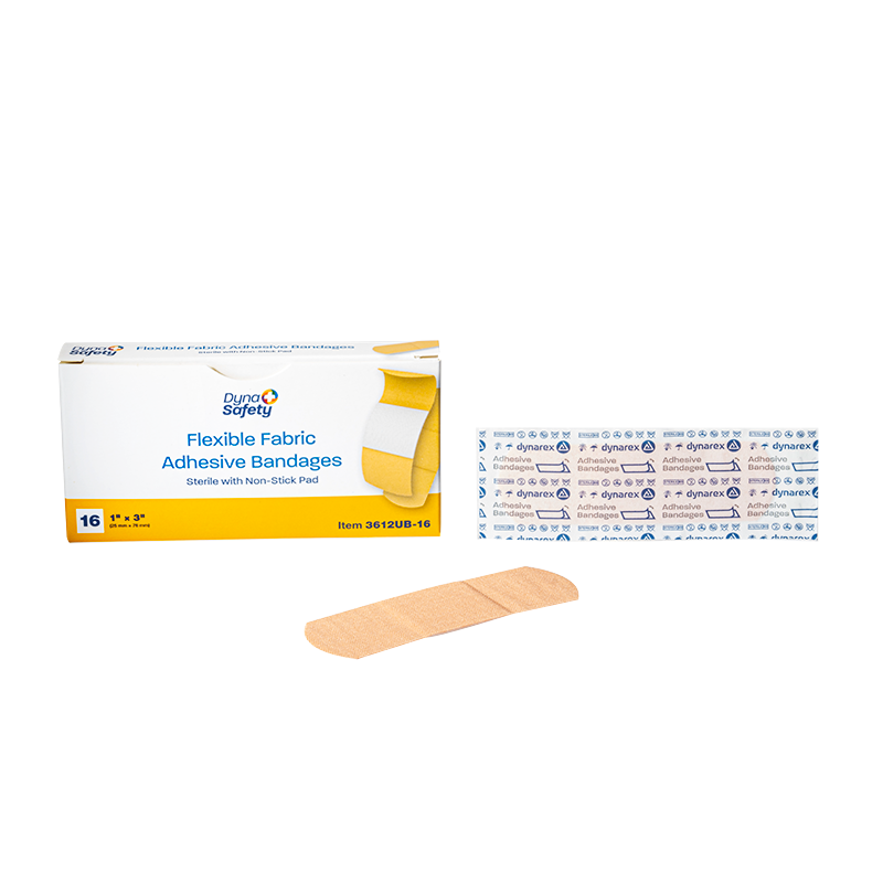 dynarex dynasafety adhesive fabric bandages