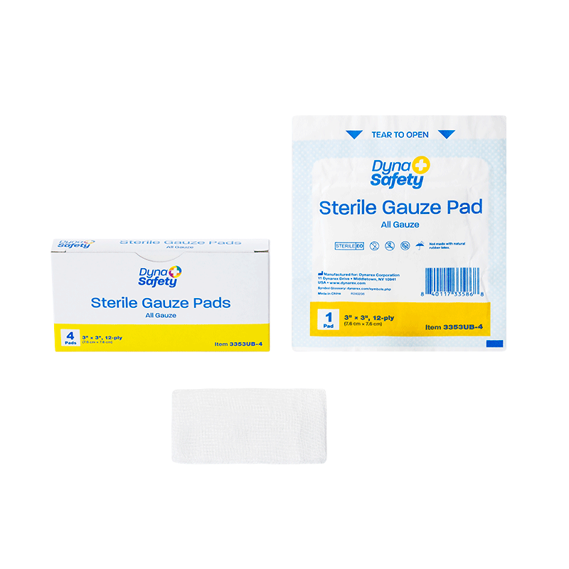 dynarex dynasafety gauze pads