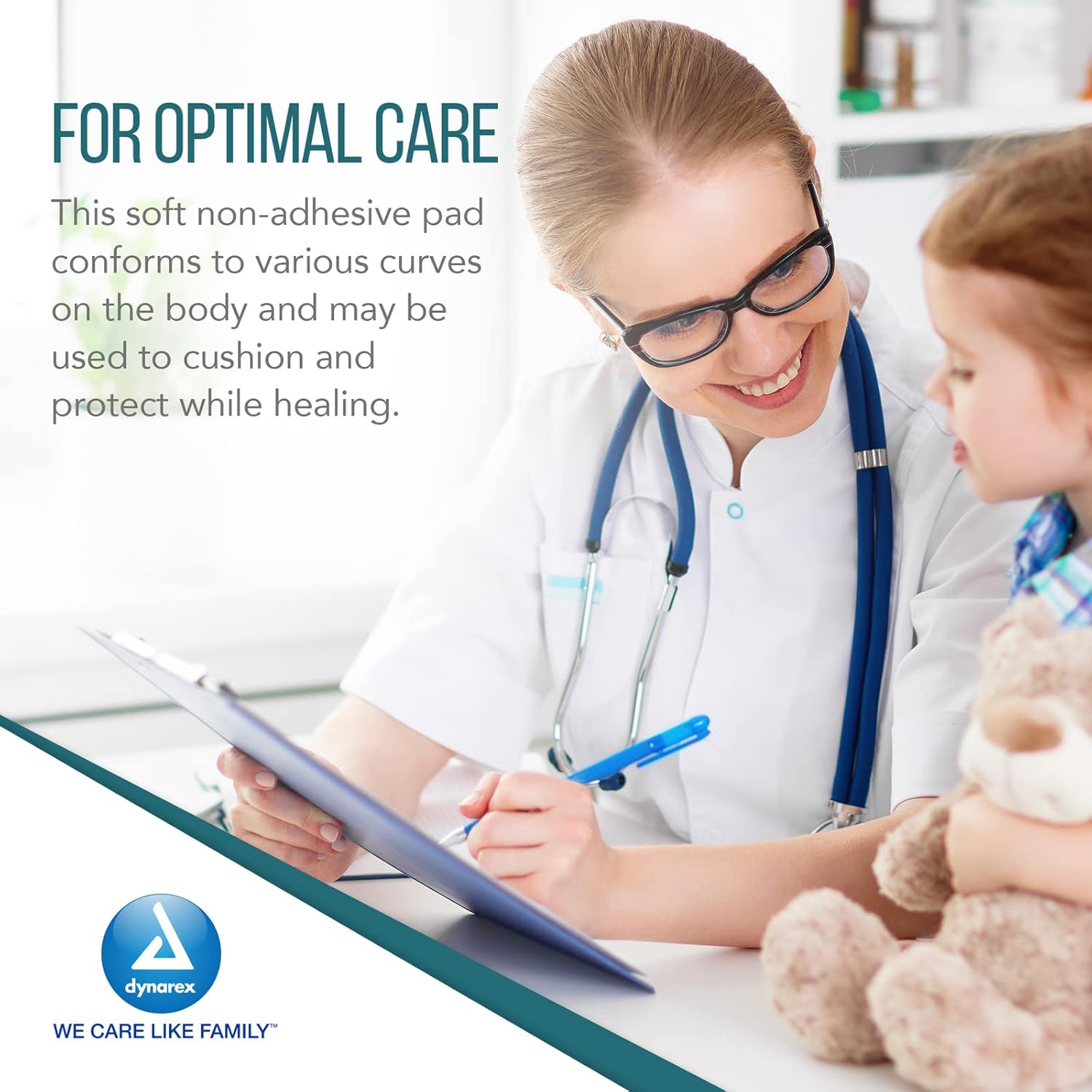 dynarex dynasafety non adherent pads