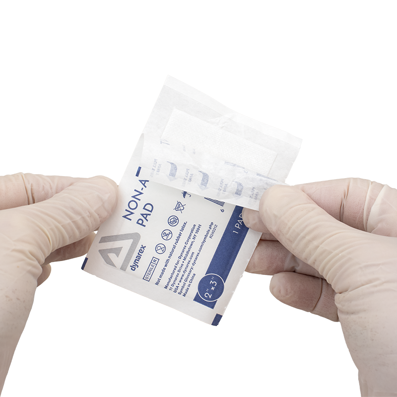 dynarex dynasafety non adherent pads