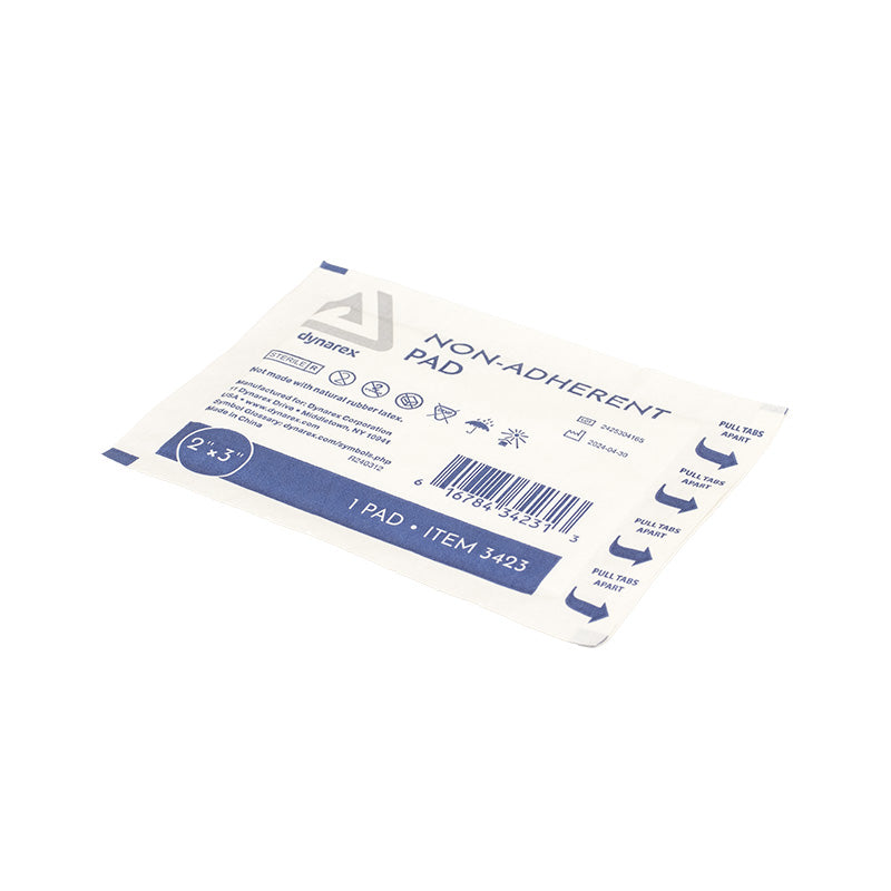 dynarex dynasafety non adherent pads