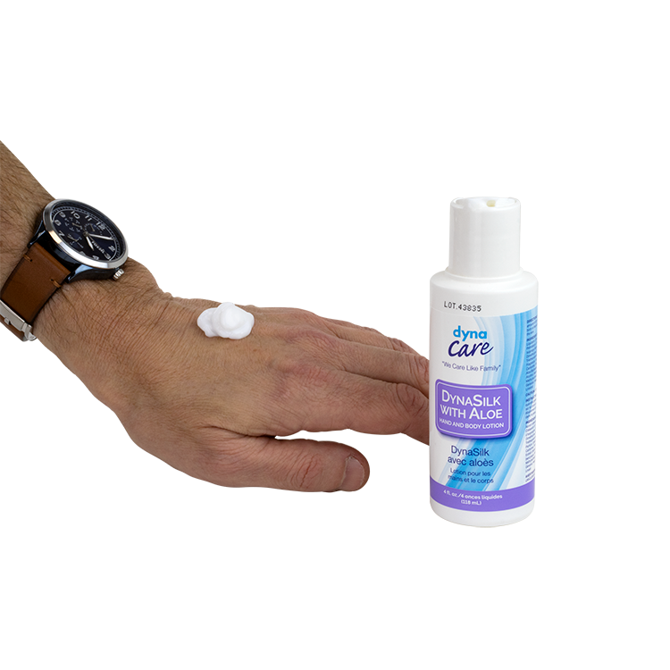 dynarex dynasilk with aloe hand and body lotion