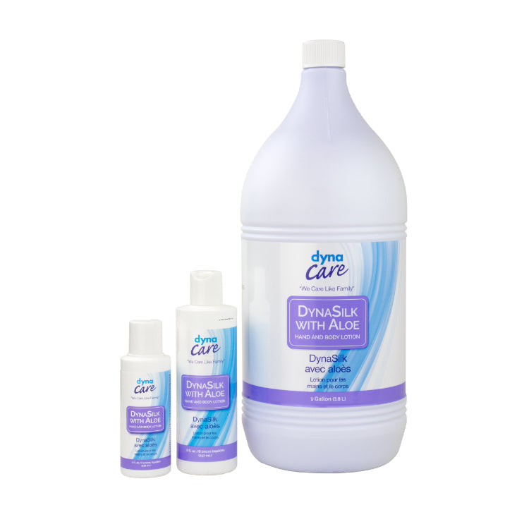 dynarex dynasilk with aloe hand and body lotion