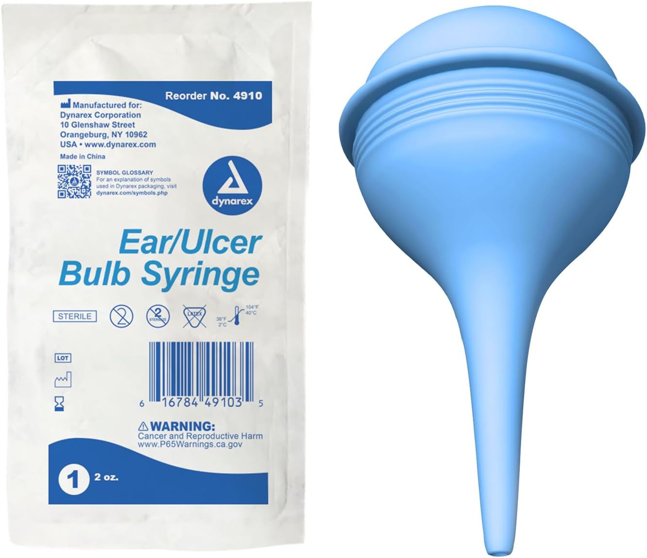 dynarex ear ulcer bulb syringe sterile