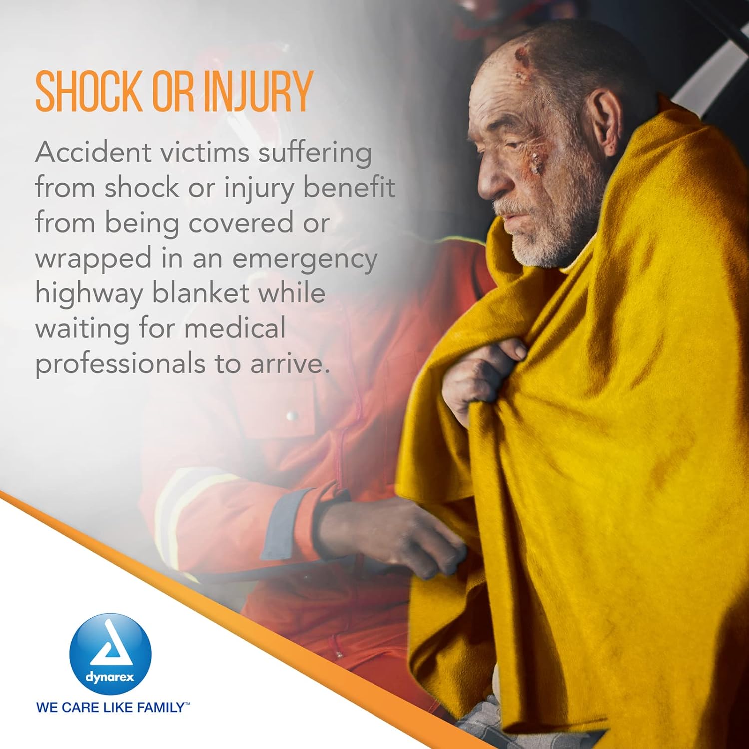 dynarex emergency highway blankets