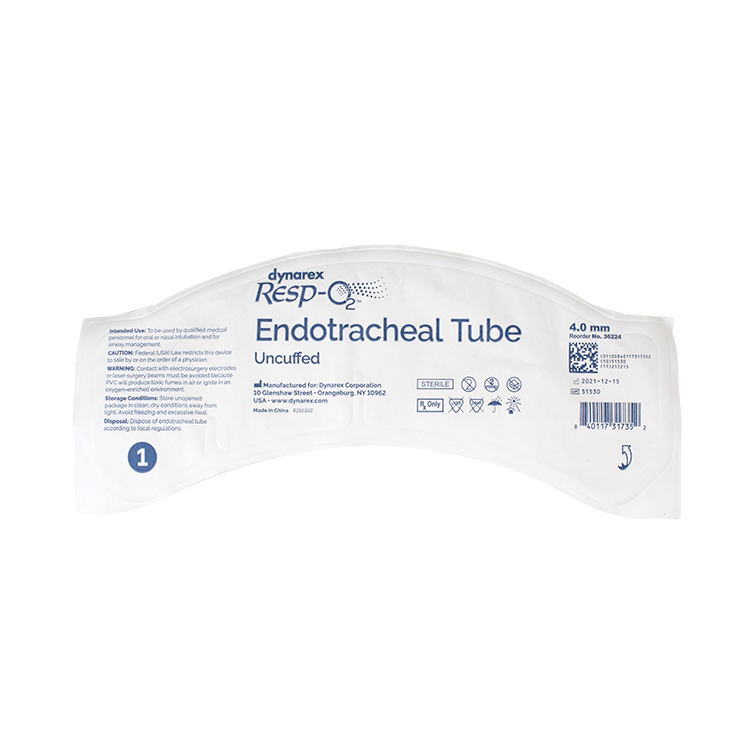 dynarex endotracheal tube uncuffed