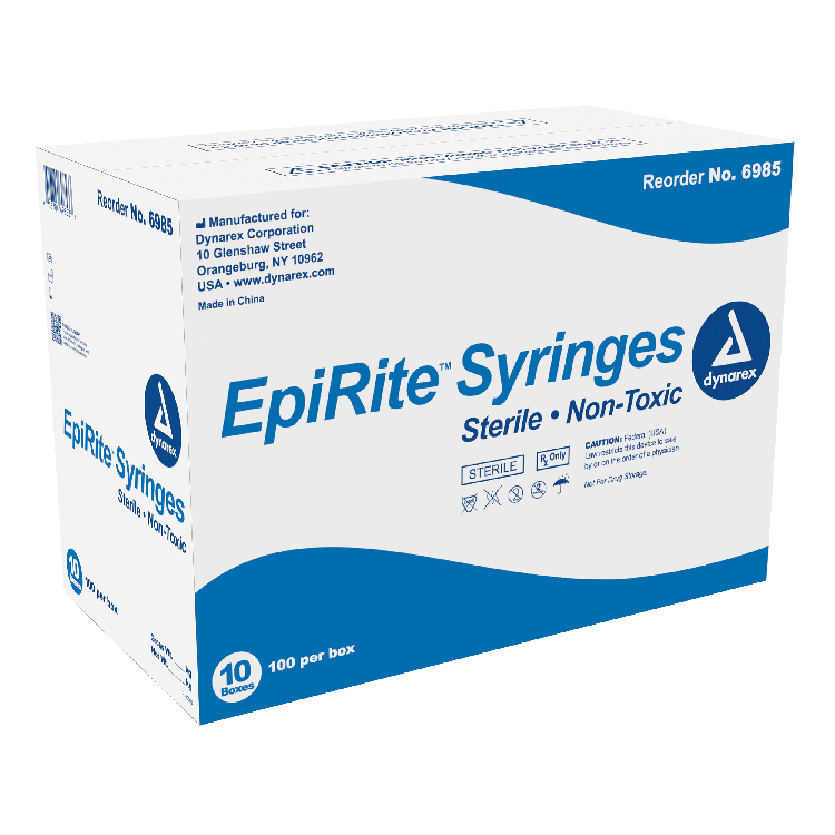 dynarex epirite syringe luer slip