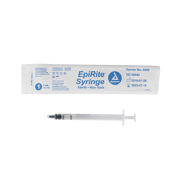 dynarex epirite syringe luer slip