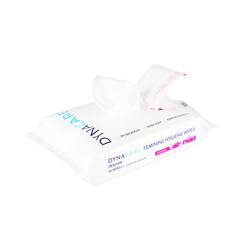 dynarex feminine hygiene wipe pack 40 wipes per pack