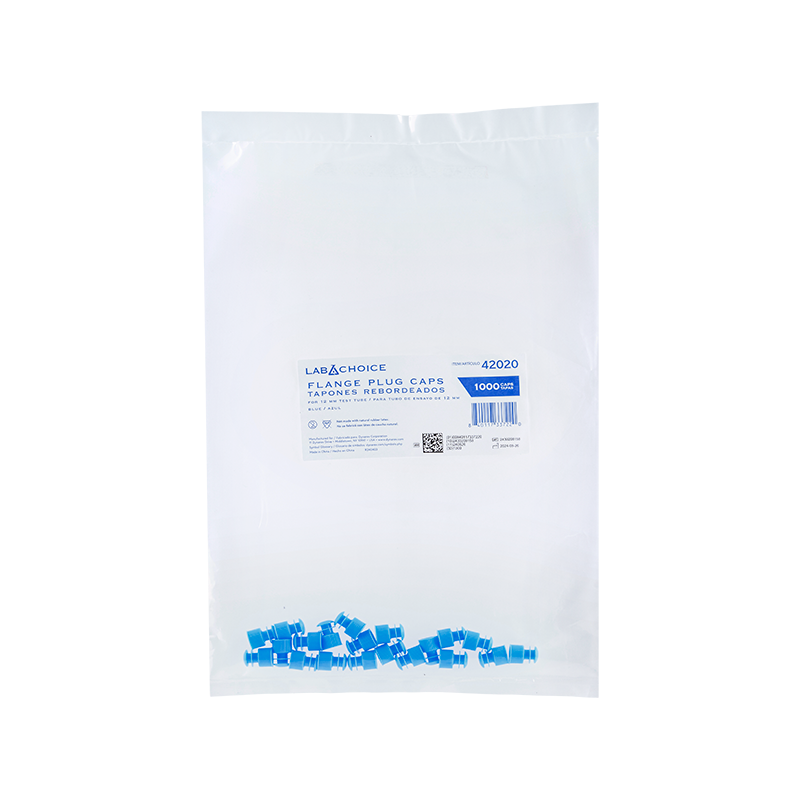 dynarex flange plug caps for test tubes