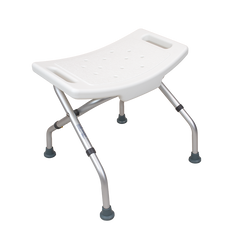 dynarex foldable shower bench w o back