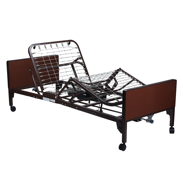 dynarex full electric homecare bed w full rail no rail half rail