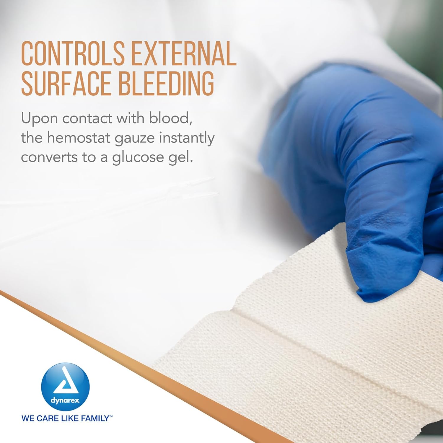 dynarex hemostat gauze dressings