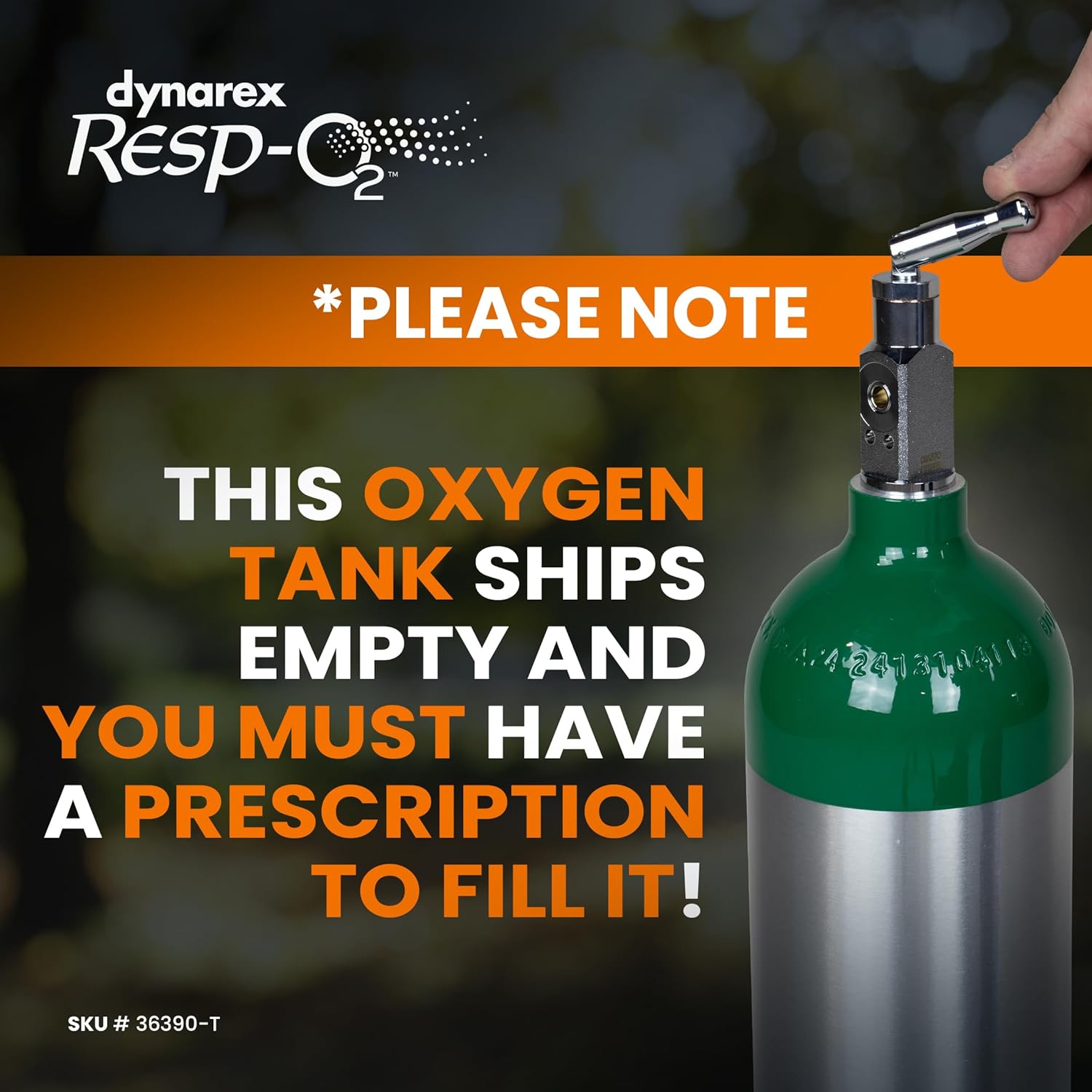 dynarex m24 oxygen e cylinder post valve