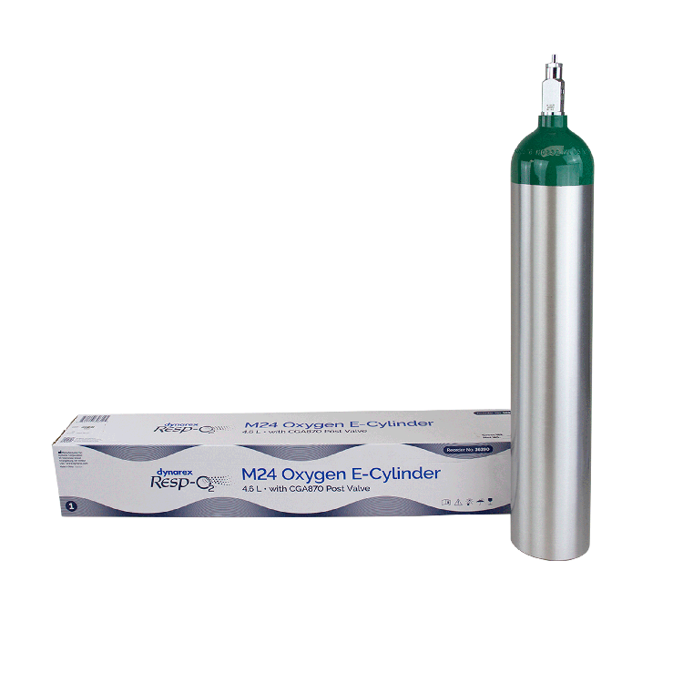 dynarex m24 oxygen e cylinder post valve