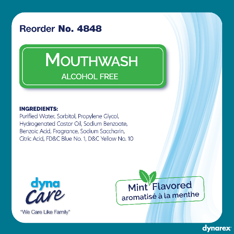 dynarex mouthwash mint flavored