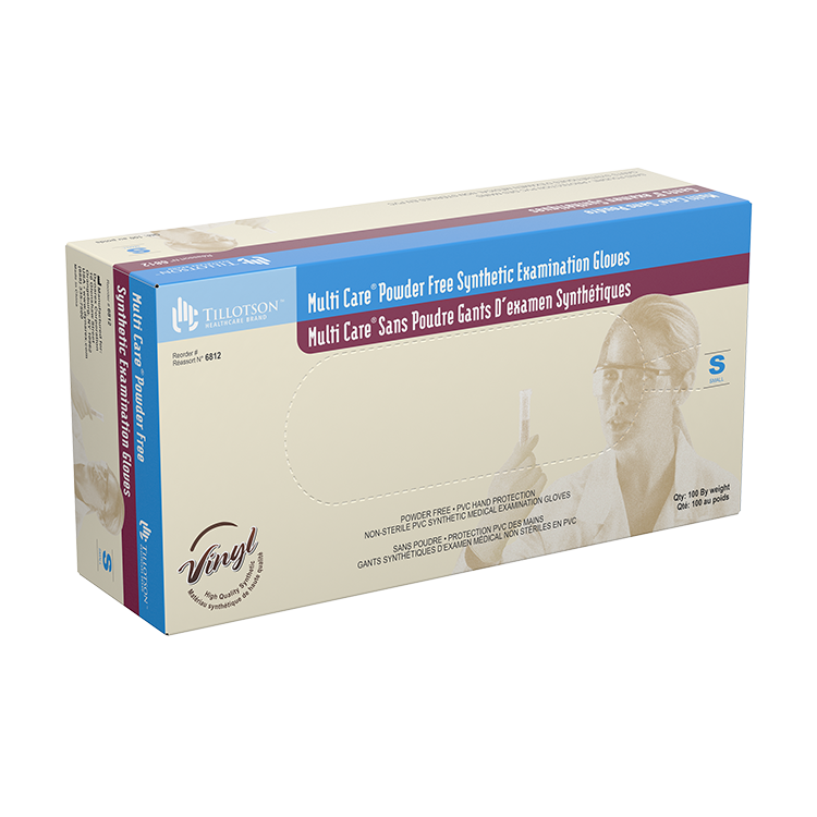 dynarex multi care vinyl exam gloves powder free