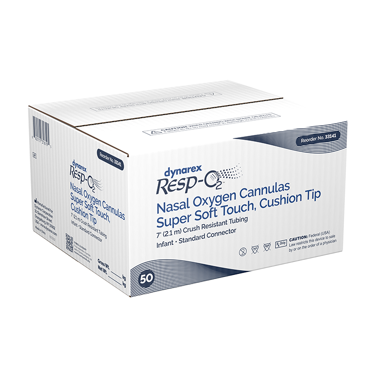 dynarex nasal oxygen cannulas super soft touch cushion tip