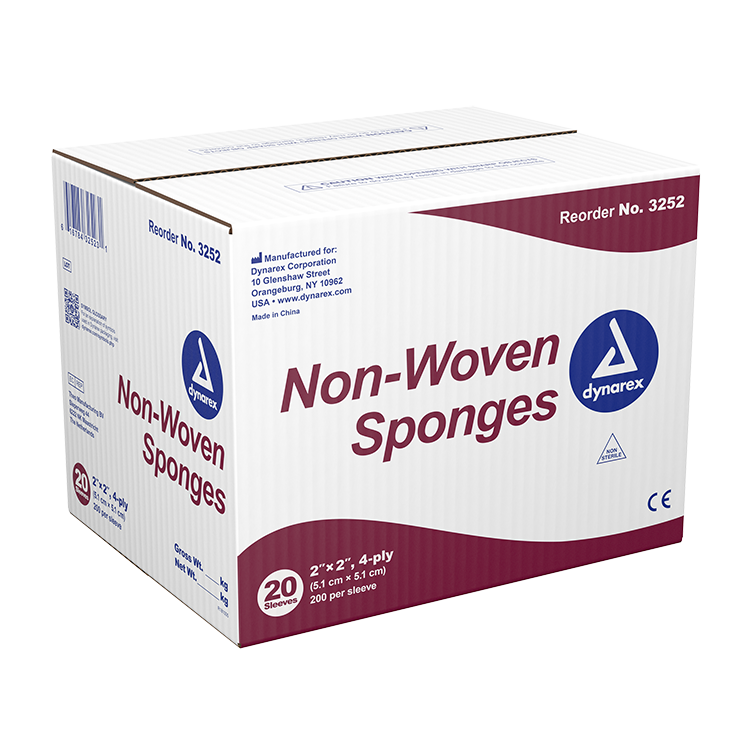 dynarex non woven sponges sterile non sterile