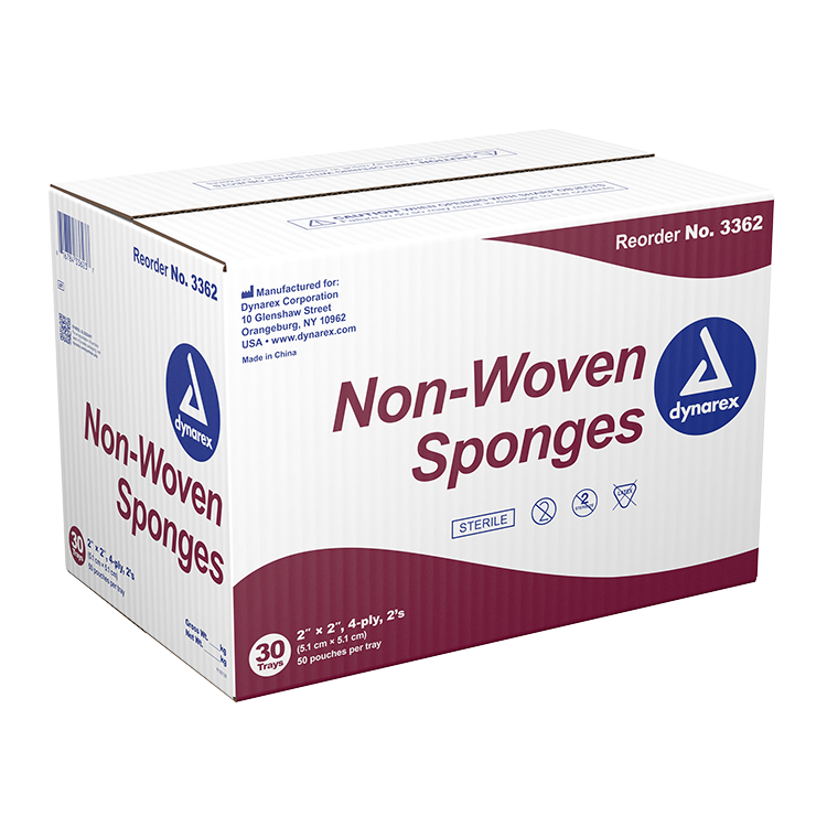 dynarex non woven sponges sterile non sterile