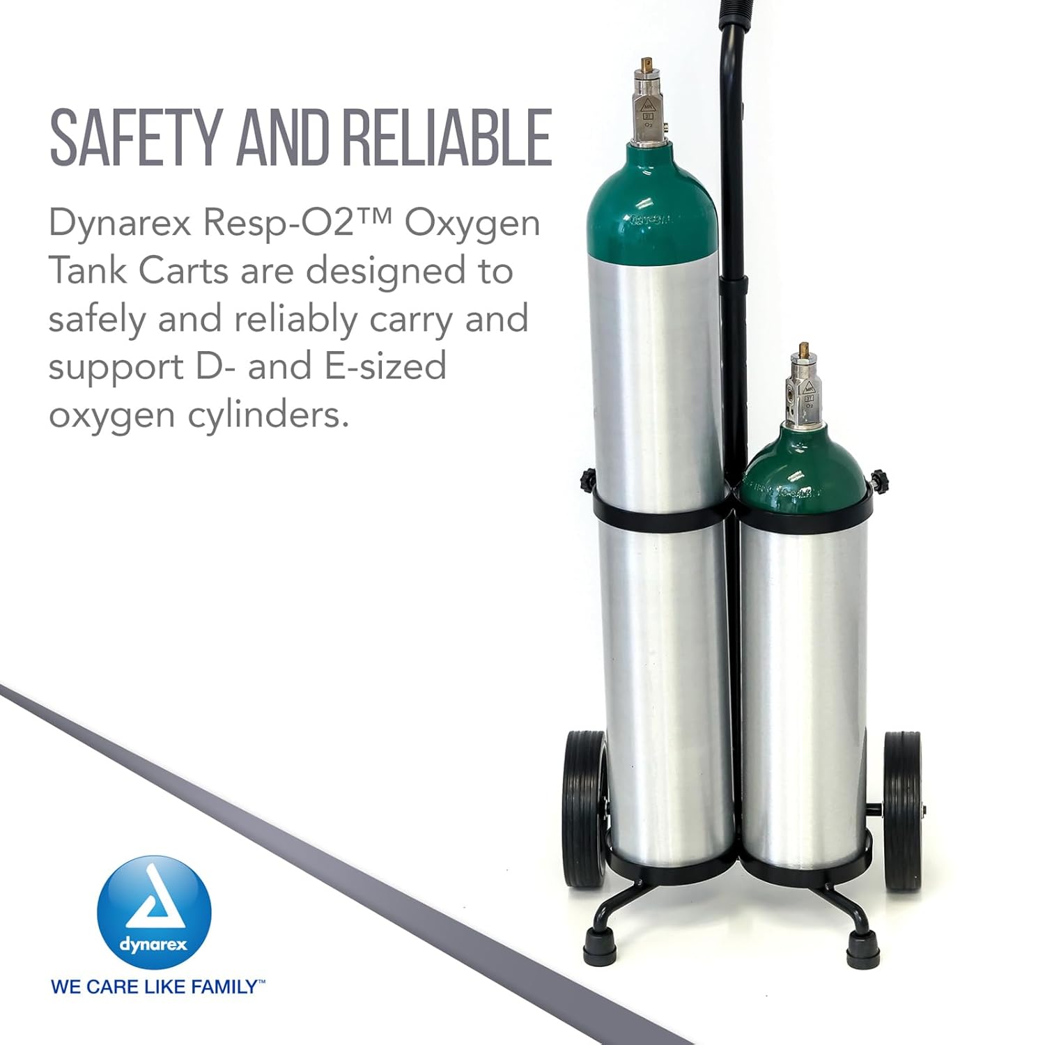 dynarex oxygen tank carts holder