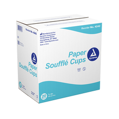 dynarex paper souffle cups