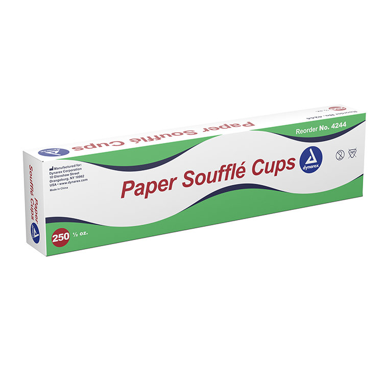 dynarex paper souffle cups