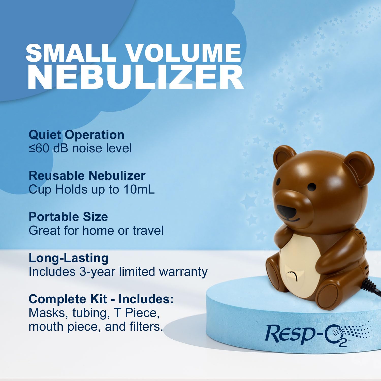 dynarex pediatric nebulizers with animal shape carry bags