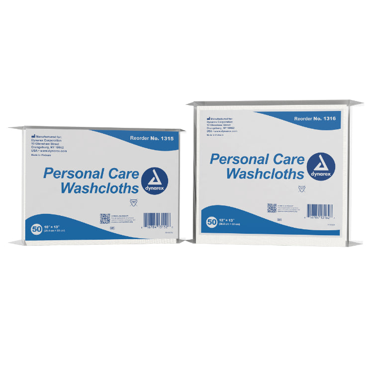 dynarex personal cleansing washcloths dry wipes
