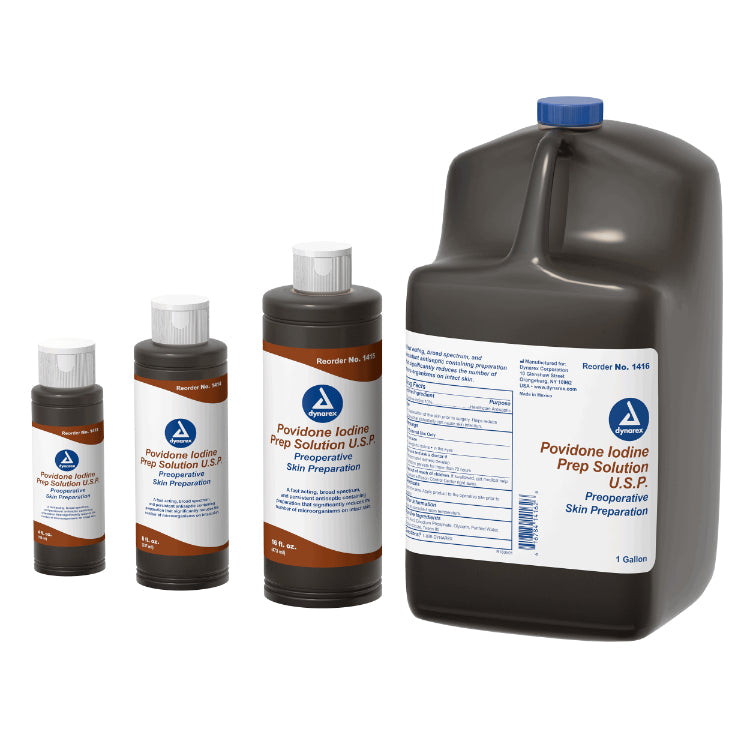 dynarex povidone iodine prep solutions