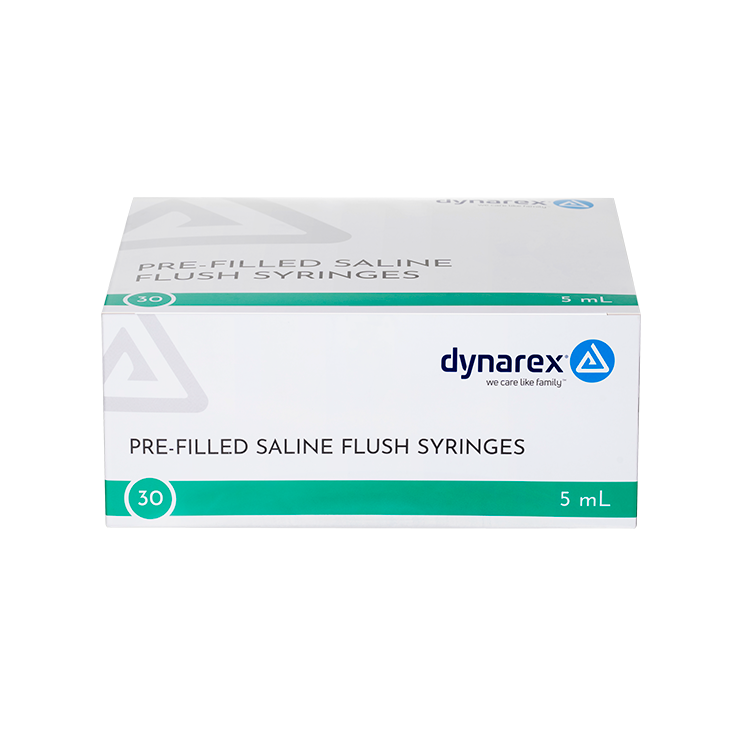 dynarex pre filled saline flush syringes