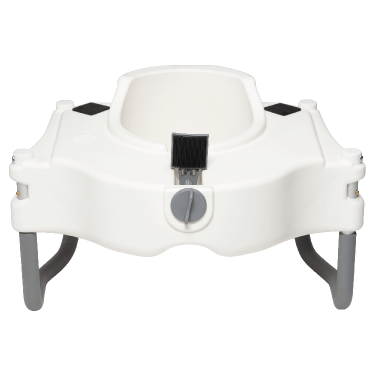dynarex raised toilet seat with arms