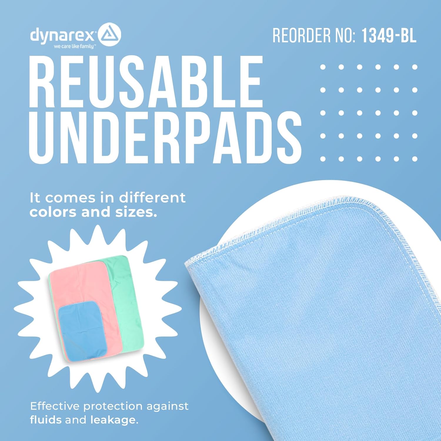 dynarex reusable underpads