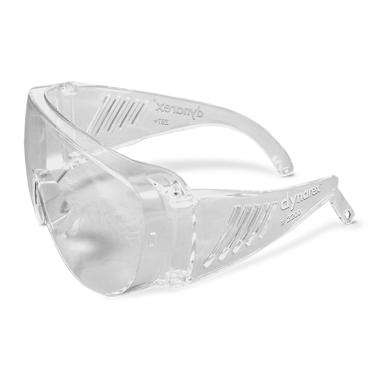 dynarex safety glasses protective eye goggles 50cs
