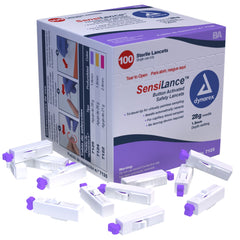 Dynarex Safety Lancets - Button and Pressure