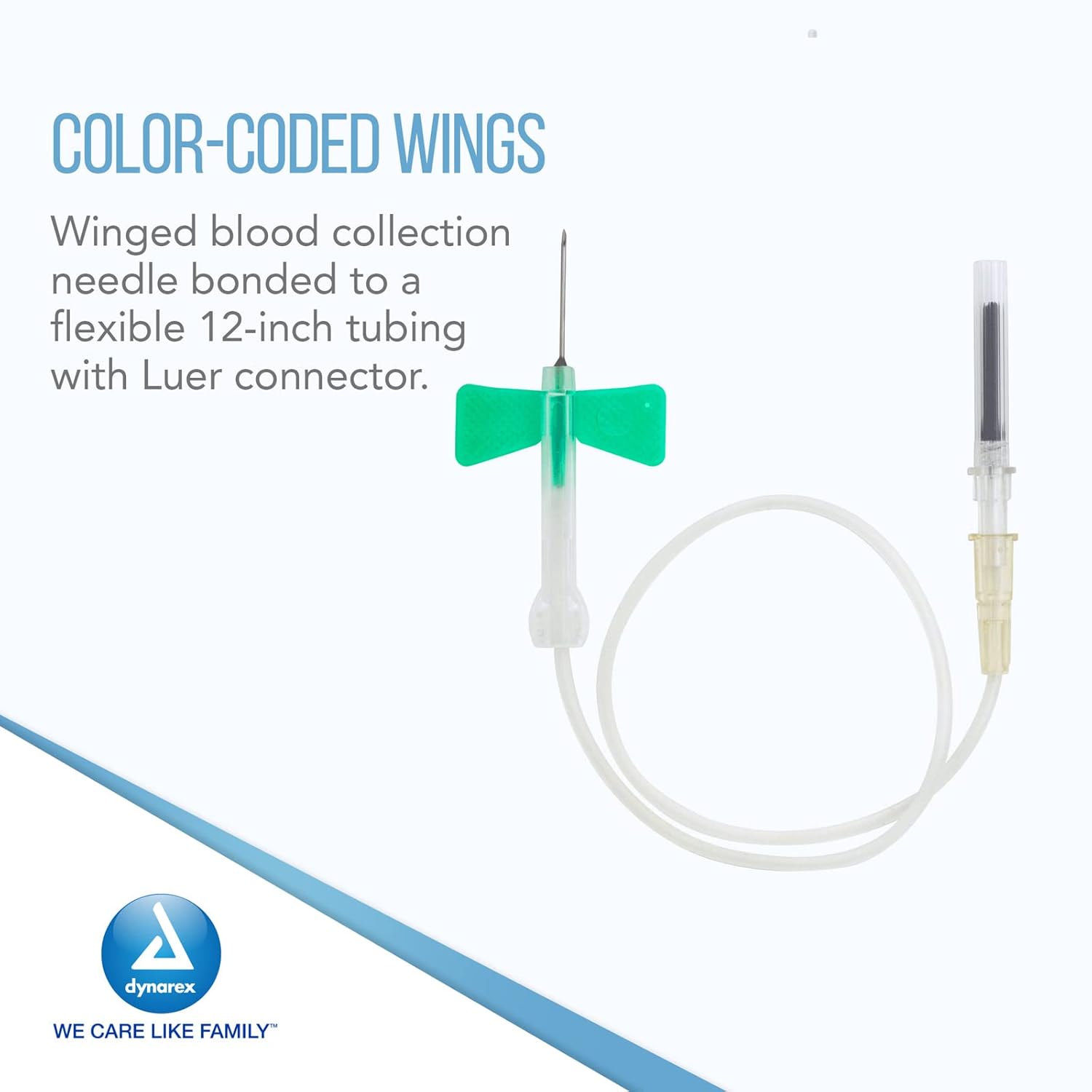 dynarex securesafe safety blood collection set