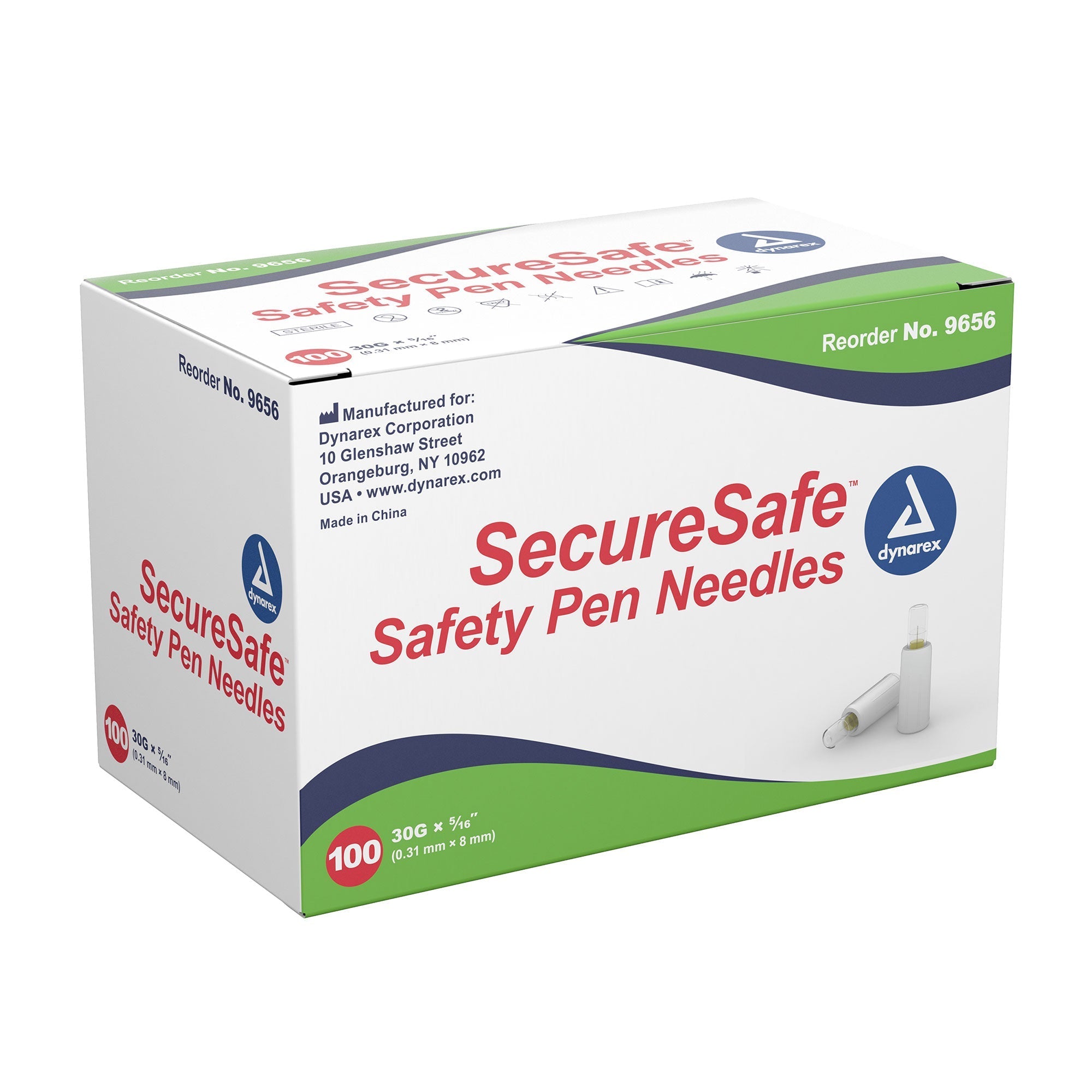 dynarex securesafe safety pen needle