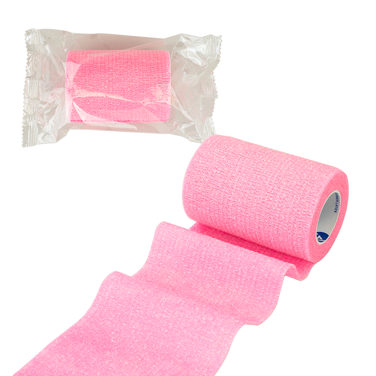 dynarex sensi wrap self adherent bandage rolls not made with natural rubber latex