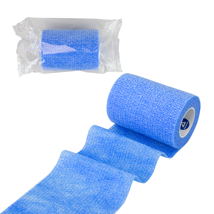 dynarex sensi wrap self adherent bandage rolls not made with natural rubber latex